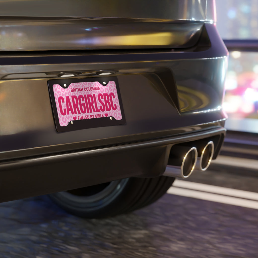 Cheetah Speed License Plate